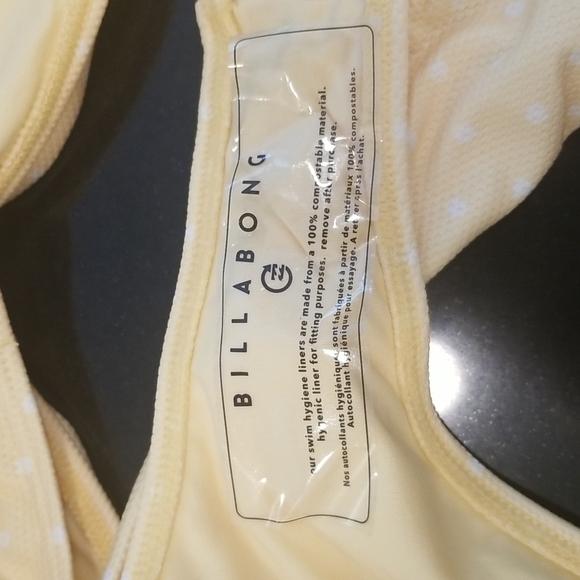 BILLABONG x THE SALTY BLONDE Sundipped Bikini Bandeau Top (L) + Rise Bottom (M) - Picture 13 of 16